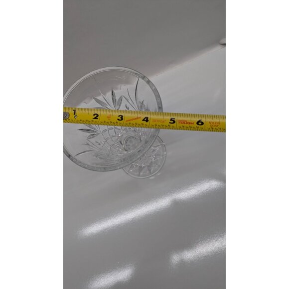 Godinger Lexington Open Hurricane Crystal Candle Holder Vase - Picture 4 of 14